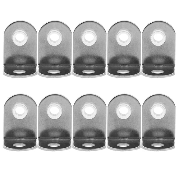 ELAYARD 10 Pieces of Angle Brackets for Shelves Stainless Steel for DIY Projects