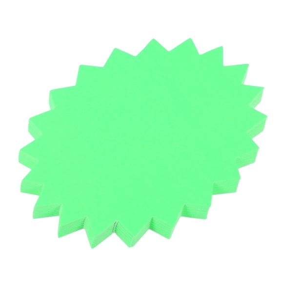 ELAYARD 100 Sheets Fluorescent Paper Tag Shape Labels for Supermarkets