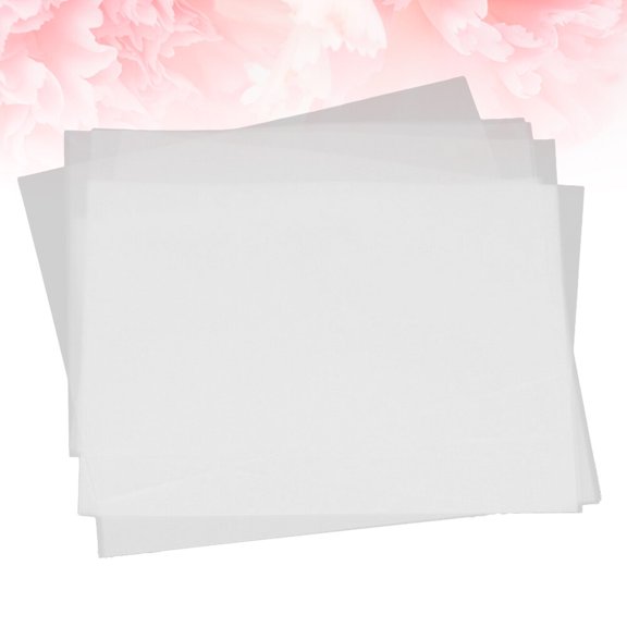 ELAYARD 100PCS Translucent White Craft Paper Sheets for Engineers and Art Projects, Ideal for Drawing and Design Work