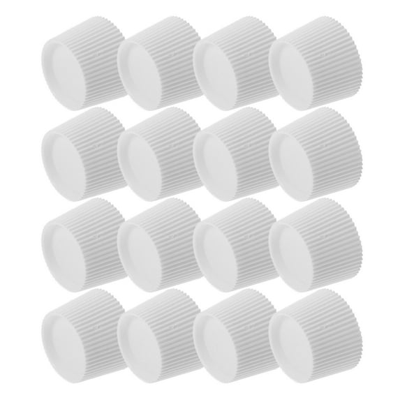 ELAYARD Toothpaste Lids White Plastic Prevents Stains Keeps Bathroom Tidy 100Pcs