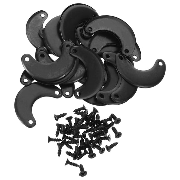 ELAYARD 100Pcs Black Metal Picture Frame Turn Button Fasteners with Easy Install for Frames
