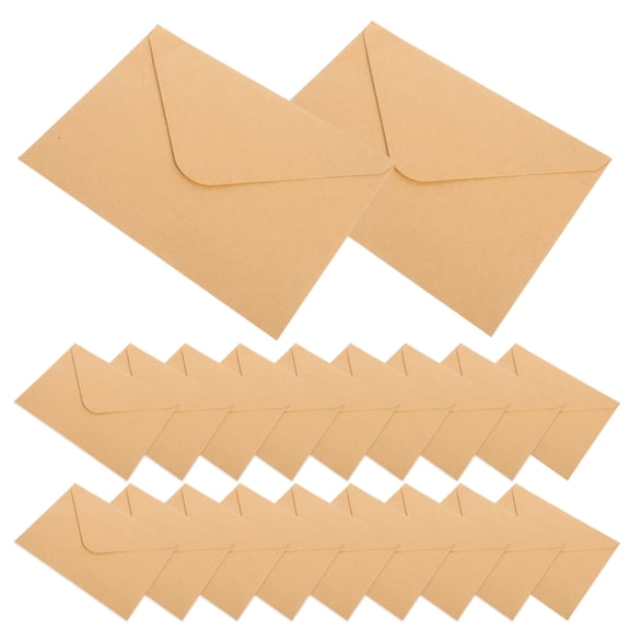 ELAYARD Brown Kraft Paper Envelopes for Invitations and Greeting Cards, Secure Seal, Multi-Purpose Use, and