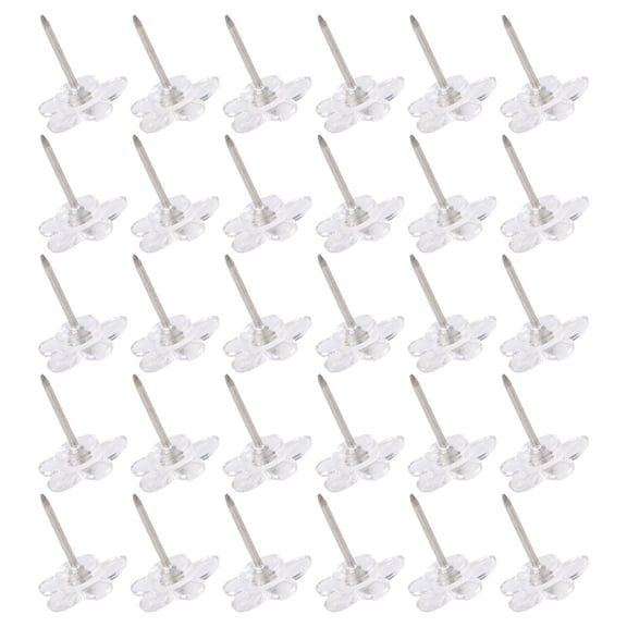 ELAYARD 100Pcs Daily Use Multi Function Thumb Tacks for Office Desk Accessories and Map Markers
