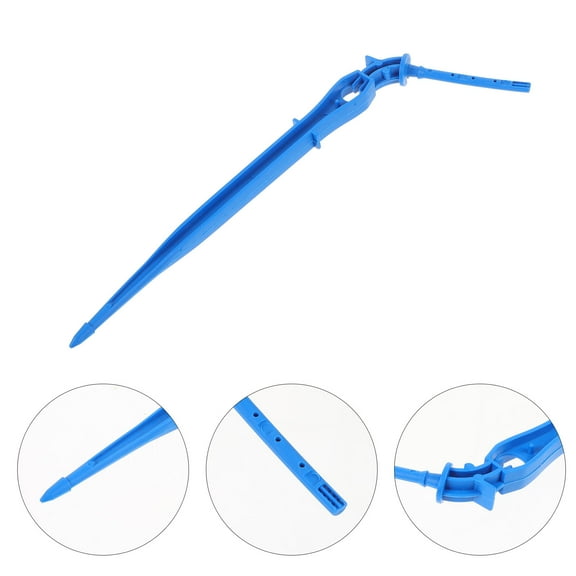 ELAYARD 100Pcs Drip Emitters for Irrigation Blue Pe Material Accurate Water Control Replacement