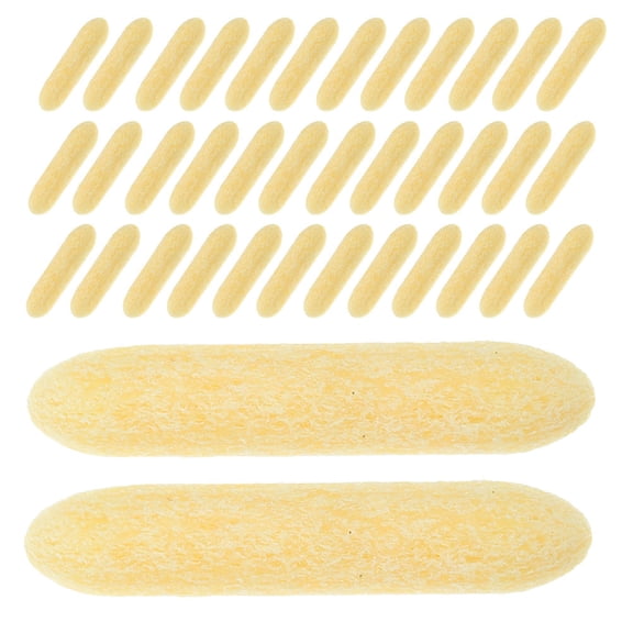 ELAYARD 100Pcs Replacement Paint Pen Nibs in Light Yellow Fiber for Smooth Writing and Painting Markers
