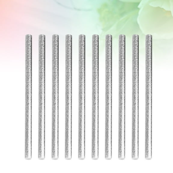 ELAYARD 100pcs Hot Glue Sticks Bulk Silver Glue Rods for Bonding and Repairing Handicraft Enthusiasts