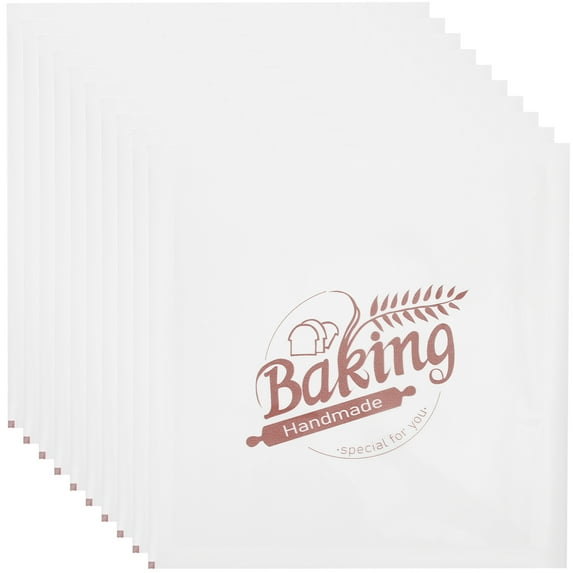 ELAYARD 100Pcs Multi Function White Paper Sandwich Bags Convenient Portable Treat Packaging