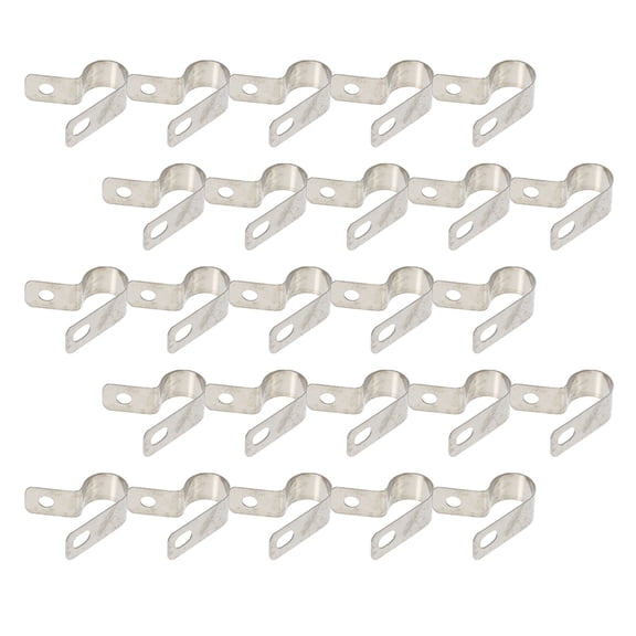 ELAYARD 100- Type Wire Clips Aluminum Alloy Wire Rope Clamps for String Light Hanging and Cord Management