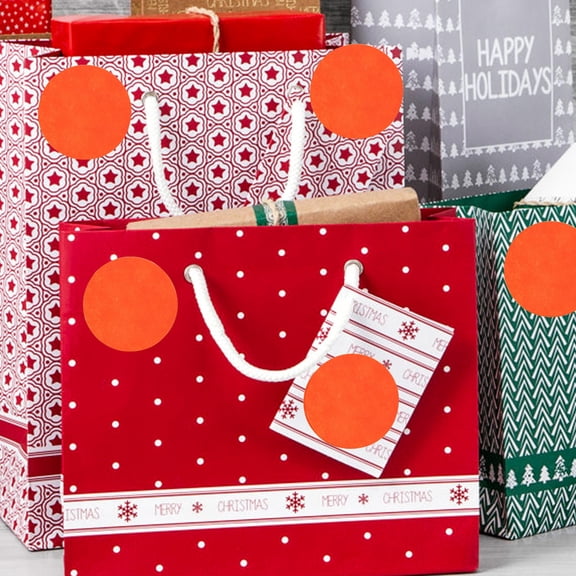 ELAYARD Reusable Red Paper Sealing Stickers for Spring Festival Decor 100Pcs