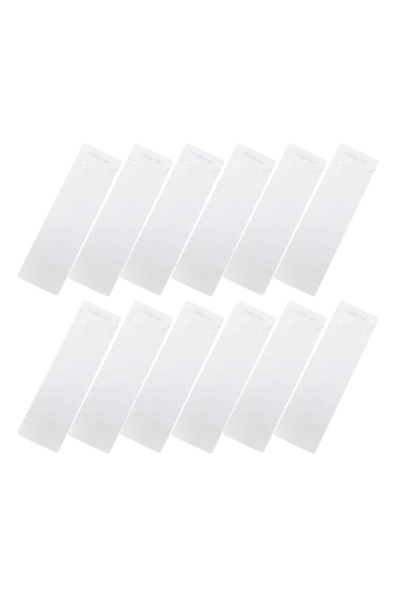 100Pcs Earring Card Pack Professional Design for Retailers in White Paper