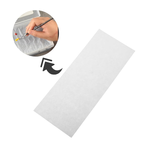 ELAYARD 100Pcs White Mixing Palette Paper for Acrylic Painting with Versatile Use and Smooth Application