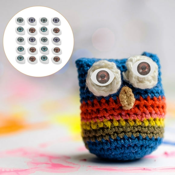 ELAYARD 100Set Eyeball Hemisphere Assorted Color Resin Acrylic For Handmade Crafts Diy Enthusiasts Home Projects