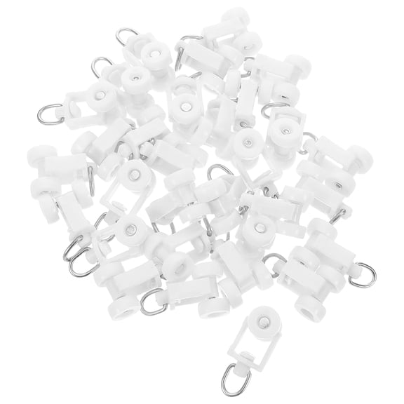 ELAYARD 100pcs Curtain Gliders for Window with Noise Reduction Heavy Duty Support for Home