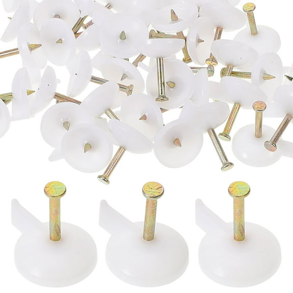 ELAYARD 100Pcs Metal Wall Nails for Door Curtain Fixing Easy Installation