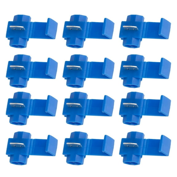 ELAYARD 100pcs Quick Splice Wire Connectors Solderless Quick Splice Snap Wire Connectors
