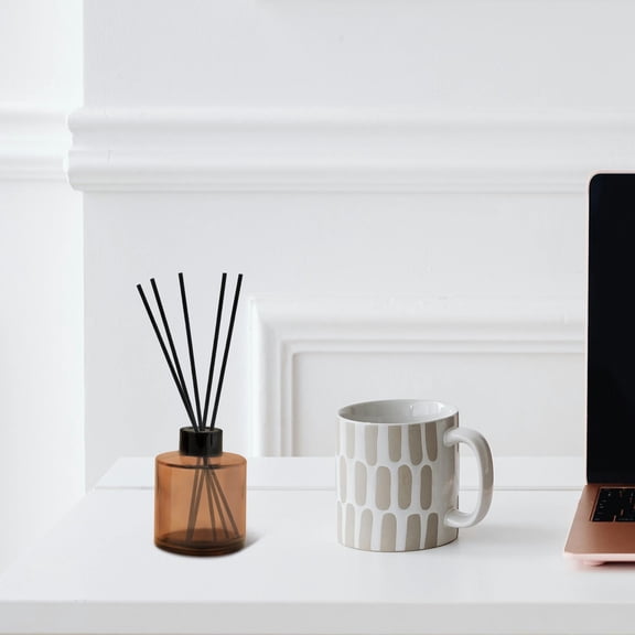 ELAYARD 100Pcs Black Diffuser Reeds Sticks for Aroma Fragrance Essential Oil and Optimal Aroma Dispersal