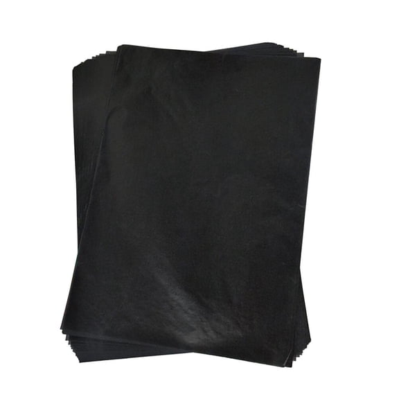 ELAYARD 100Pcs Carbon Tracing Paper Black for Accurate Imprints on Paper Wood Ceramic and Canvas