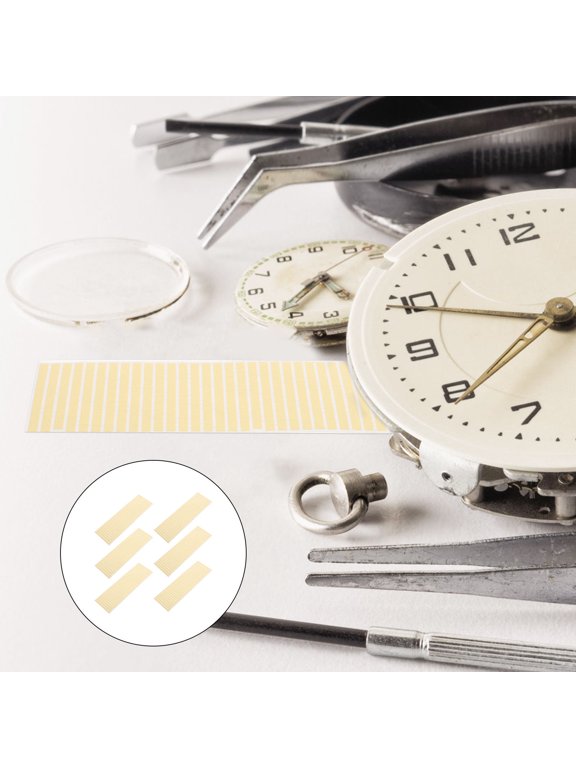 Waterproof Watch Adhesive Ultrathin Khaki Paper Double Sided 6Sheets