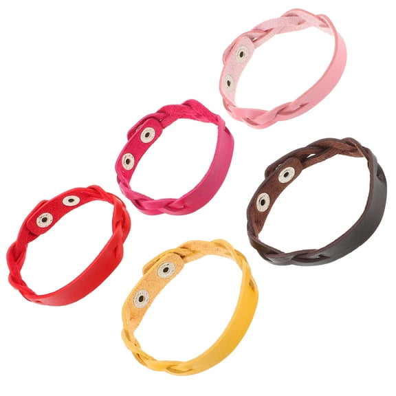 ELAYARD 10Pcs Handmade Bracelet Braid Bracelet Artificial Casual Adjustable Accessory for Women