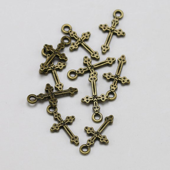 ELAYARD Stylish Golden Alloy Pendant Charms for DIY Jewelry Making 10Pcs
