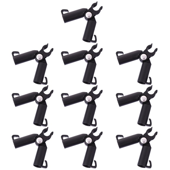 ELAYARD Adjustable Angle Plant Connector in Black for Gardening and Plant Support, Garden Hose Fitting Accessory