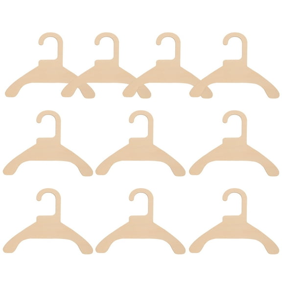 ELAYARD Pet Coat Hanger Beige Wood for Home Lightweight and Wear-Resistant