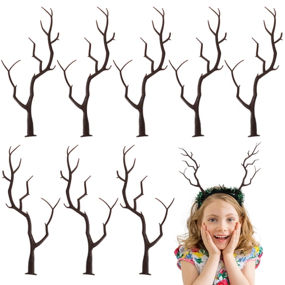 ELAYARD Black Artificial Antler Tree Branches, Lightweight Dried Vase Fillers for Home Decor and Craft Projects