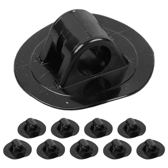 ELAYARD 10Pcs Black PVC Kayak Motor Holder Bracket with Quick Release for Outboard Engines