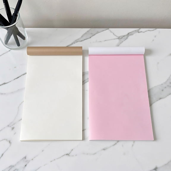 ELAYARD 10Pcs Blank Carbonless Notepad 2 Part Duplicate Lab Notebook for Office Laboratory Records Multi Color