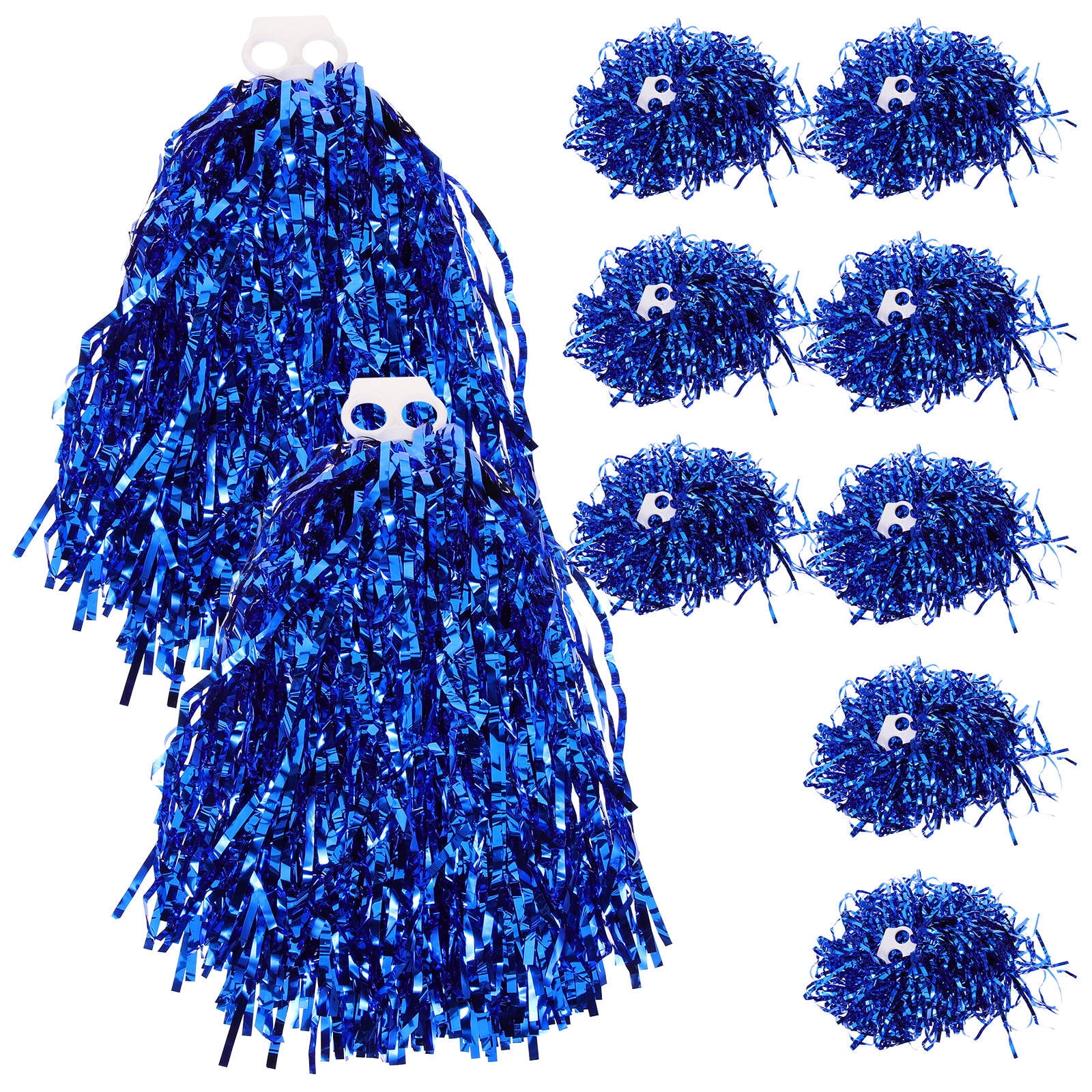 ELAYARD 10-Pack Cheerleading Pom Poms PVC Spirit Sticks for Sports, Dance, Rallies, and School Events