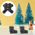 thumbnail image 1 of ELAYARD Santa Claus Boots Black Plastic Decorative Boot for Jewelry Making, 1 of 8