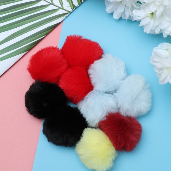 ELAYARD 10PCS Colorful Toys for Play and Exercise, Soft Mop for Active Cats