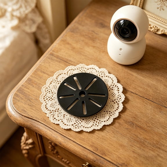 ELAYARD Plastic Camera Base, Black, for Home, Universal Compatibility, Sleek Design