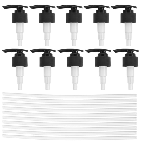 ELAYARD White Bottle Pump Replacement Nozzle for Lotion, Soap and Shampoo, 10Pcs