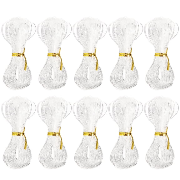 ELAYARD Elastic Beading Cord White Ammonlon-Plastic Bracelet Making Supplies