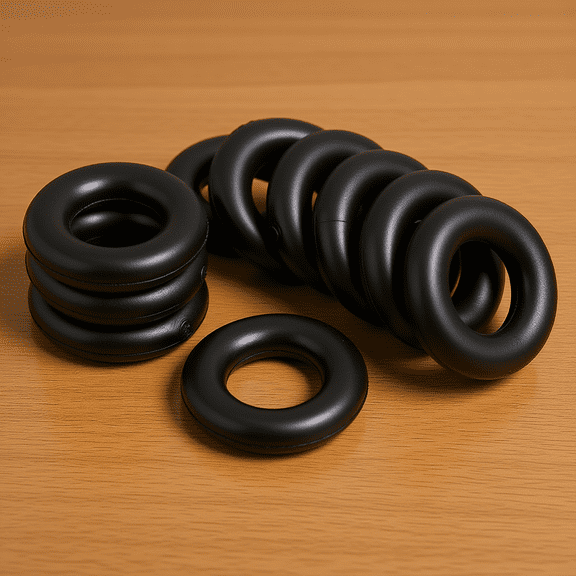 ELAYARD 10Pcs Round Rubber Rings for Sewing Machine Accessories Easy Replace