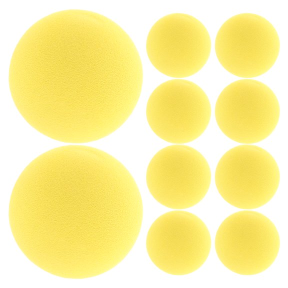 ELAYARD 10Pcs Soft Eva Foam Golf Balls Compact Backyard Golf Practice Equipment