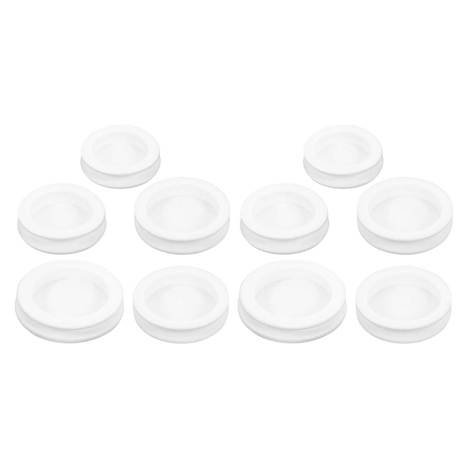 ELAYARD 10Pcs White Silicone Rubber Plugs Replacement Bank Stoppers for ...