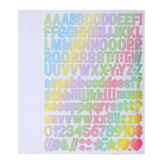 ELAYARD Durable Vinyl Lettering for Crafts Decorative Stickers Scrapbooking Use