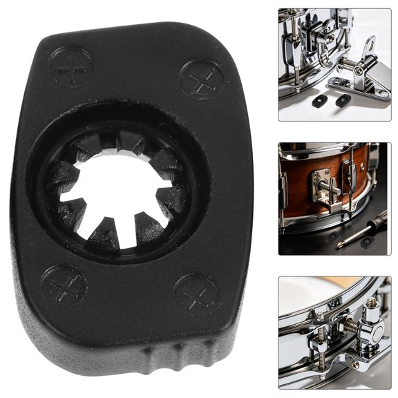 ELAYARD 10pcs Black Drum Tension Rod Locks for Drum Lugs Precision Tuning
