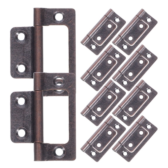 ELAYARD Set of 10 Metal Coffee Cabinet Door Hinges with Adjustable Alignment for Kitchen Cabinets and Wardrobes