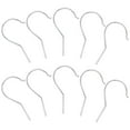 thumbnail image 1 of ELAYARD 10Pcs Space Saving Metal Hanger Hooks for Clothes Display and Closet Organization, 1 of 8