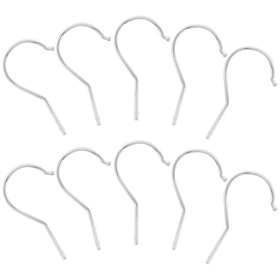 ELAYARD 10Pcs Space Saving Metal Hanger Hooks for Clothes Display and Closet Organization