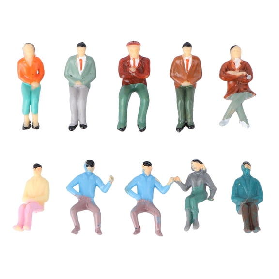 ELAYARD 10pcs Durable Craft Ornaments for Miniature Scenes and Layouts