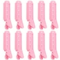 thumbnail image 1 of ELAYARD 10Pcs Roller Jaw Clamps for Hair Volume Pink ABS Bang Hair Curling Clips Easy to Use, 1 of 7
