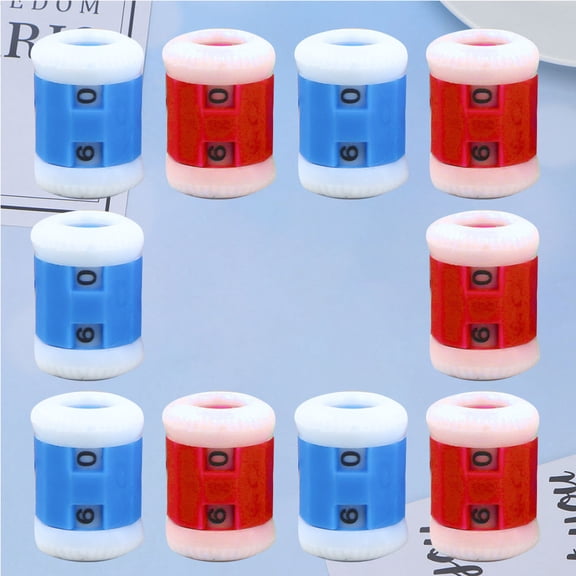 ELAYARD 10Pcs Durable Plastic DIY Knitting Stitch Markers Assorted Color Needle Markers for Home Use