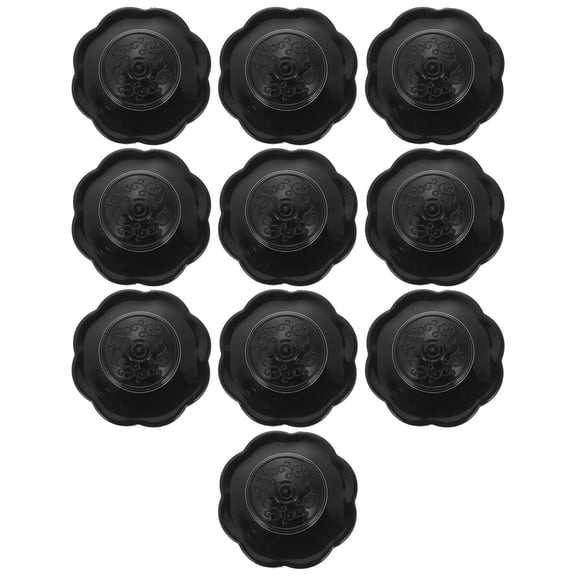 ELAYARD Black Dresser Knobs Set, Easy to Install No Drilling Required, PP Material, Perfect for Drawers and Cabinet Doors