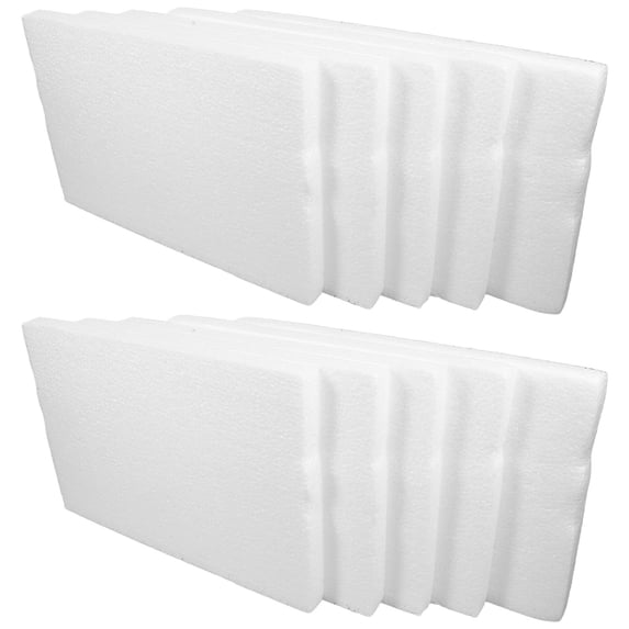 ELAYARD 10Pcs Multi Use White Foam Boards Packing Inserts Supply for Home