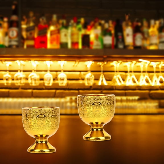 ELAYARD 10pcs Bulk Tea Cups Golden Plastic Beverages Cups For Office Use