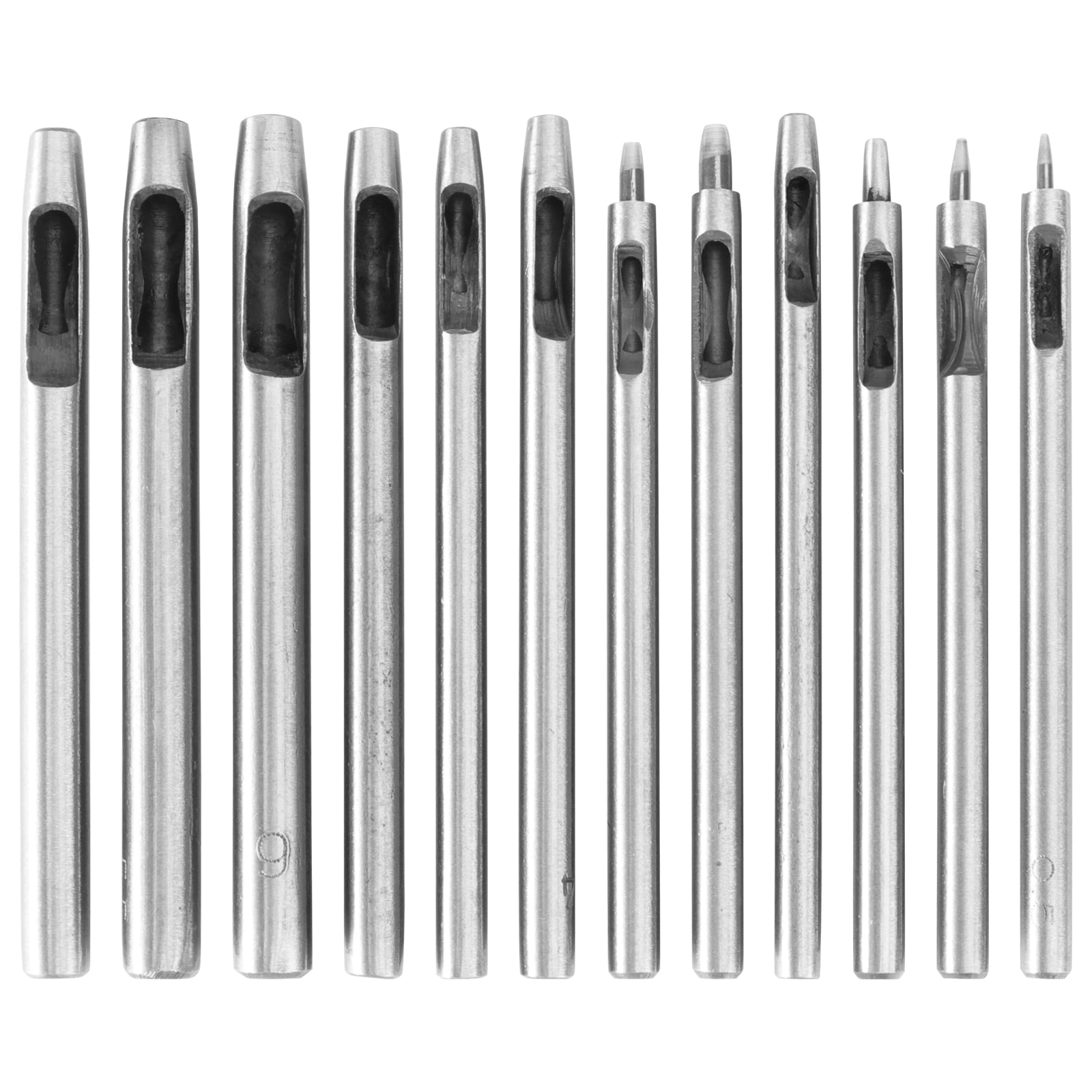 ELAYARD 12-Piece Heavy Duty Hole Punch Tool Set for Leatherworking, Crafts, Projects and More